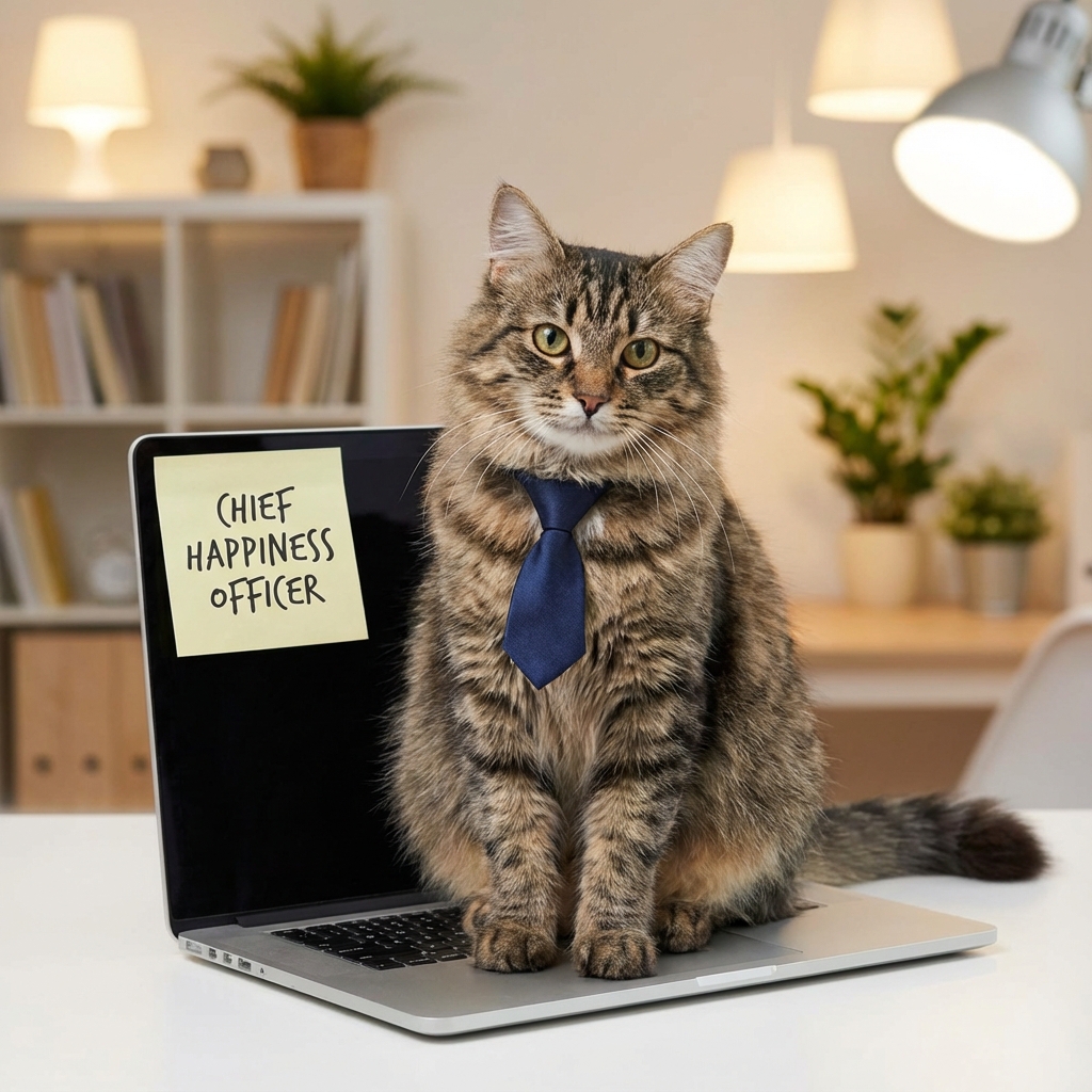 Chief Happiness Officer Cat